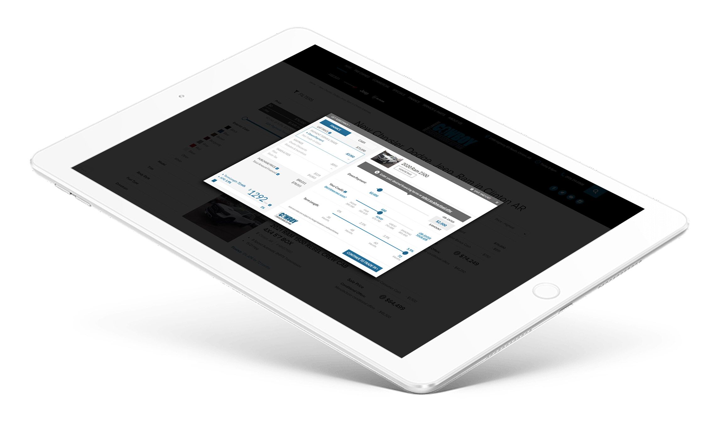 choose your terms on ipad